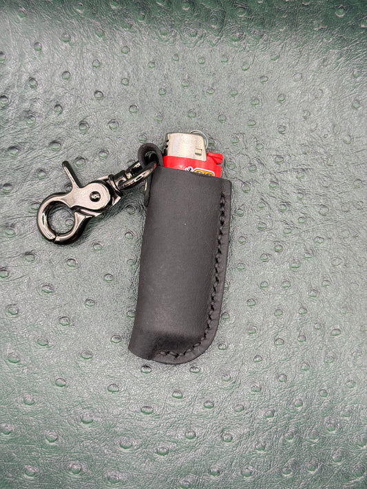 The Spark Sleeve: Leather Lighter Cover