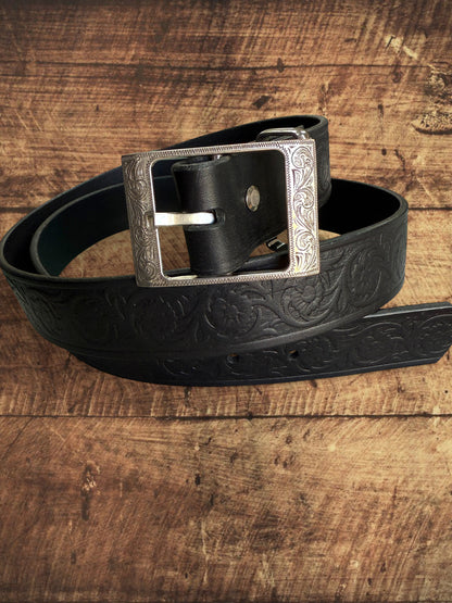 Full Grain Embossed Belt